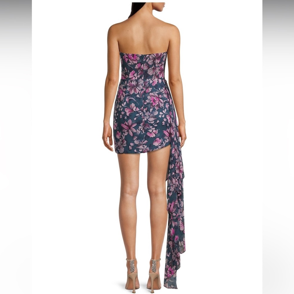 Katie May Chasing Dawn Floral Mini Dress in Artsy Pink - Picture 2 of 6